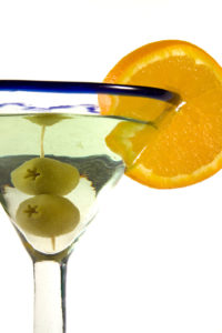 Isolated Martini Glass